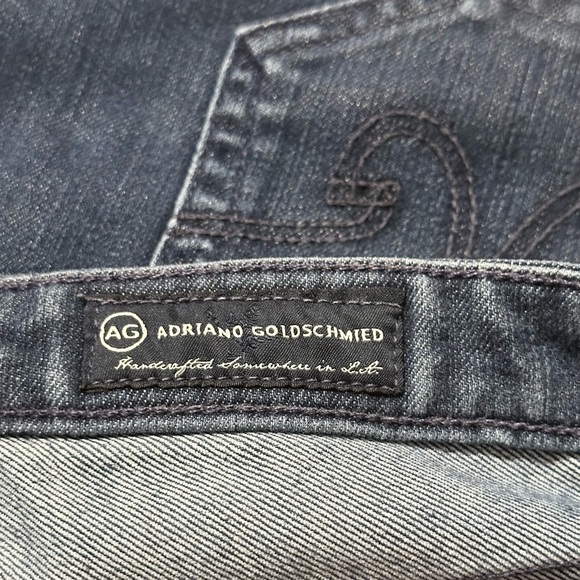 AG Adriano Goldschmied The Stilt Cigarette Leg Dark Stretch Denim Jeans - 25R - Picture 7 of 16